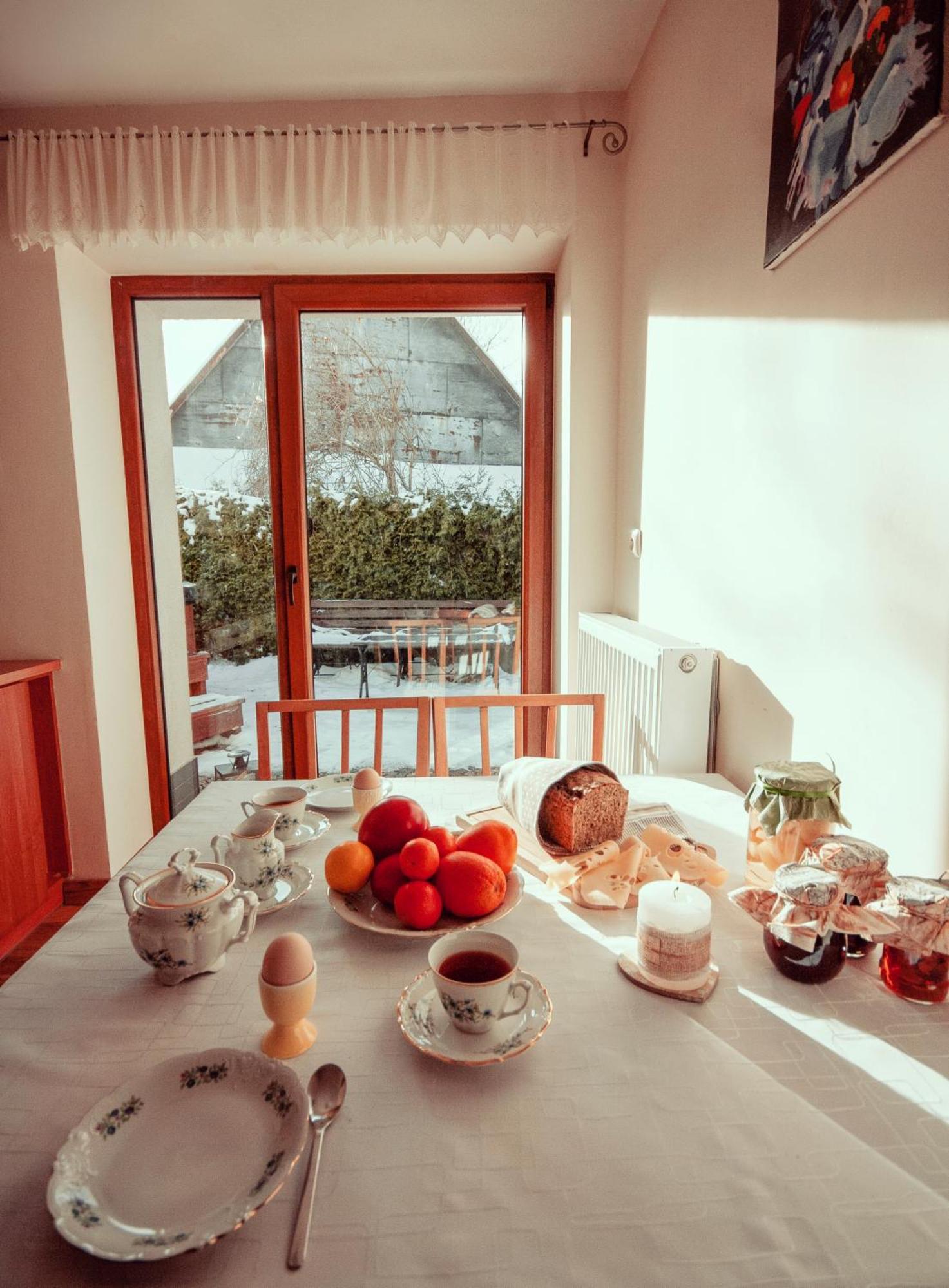 Chatka Czarny Bocian W Podgorzynie Exterior foto